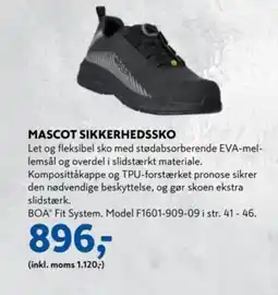 Davidsen Mascot sikkerhedssko tilbud