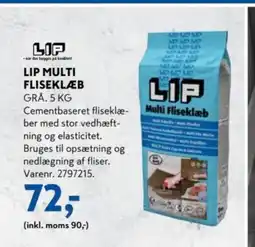Davidsen Lip Multi fliseklæb tilbud