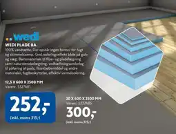 Davidsen Wedi Plade BA tilbud