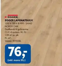 Davidsen Egger Laminatgulv tilbud