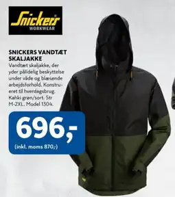 Davidsen Snickers Vandtæt skaljakke tilbud
