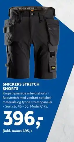 Davidsen Snickers Stretch shorts tilbud