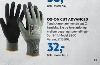 Davidsen Ox-On cut advanced tilbud