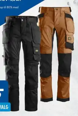 Davidsen Snickers Aw buks stretch M/HL tilbud