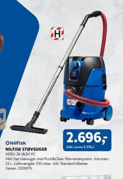 Davidsen Nilfisk støvsuger tilbud