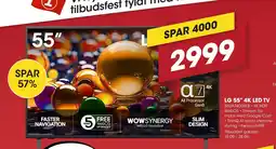 Punkt1 LG 55" 4K Led TV tilbud