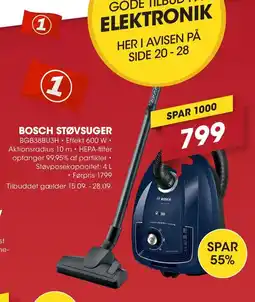 Punkt1 BOSCH Støvsuger tilbud