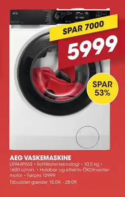 Punkt1 AEG Vaskemaskine tilbud