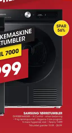 Punkt1 SAMSUNG Tørretumbler tilbud