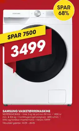 Punkt1 SAMSUNG Vasketørremaskine tilbud