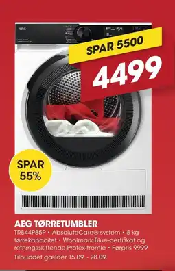 Punkt1 AEG Tørretumbler tilbud