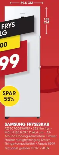 Punkt1 SAMSUNG Fryseskab tilbud