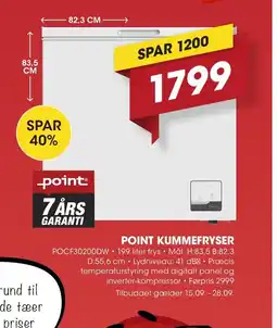 Punkt1 Point Kummefryser tilbud