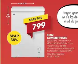 Punkt1 SENZ Kummefryser tilbud