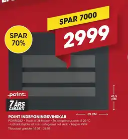 Punkt1 Point Indbygningsvinskab tilbud