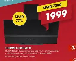 Punkt1 Thermex Emhætte tilbud