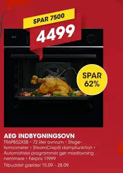 Punkt1 AEG Indbygningsovn tilbud