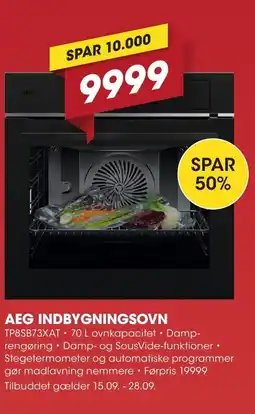 Punkt1 AEG Indbygningsovn tilbud