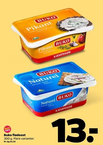 Netto Buko flødeost tilbud