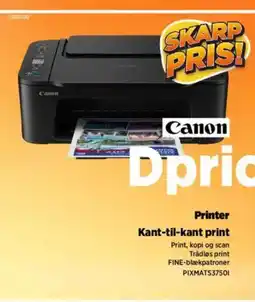 Power Canon Printer Kant-til-kant print tilbud