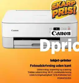 Power Canon Inkjet-printer Fotoudskrivning uden kant tilbud