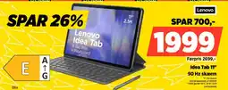 Power Lenovo Idea Tab 11" 90 Hz skærm tilbud