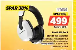 Power TURTLE BEACH TBSTEA600G3WH tilbud