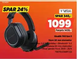 Power TURTLE BEACH Stealth 700 Gen 3 Store 60 mm elementer tilbud