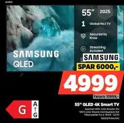 Power SAMSUNG 55" QLED 4K Smart TV tilbud
