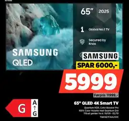 Power SAMSUNG 65" QLED 4K Smart TV tilbud