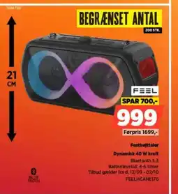 Power FEEL Festhøjttaler Dynamisk 40 W kraft tilbud