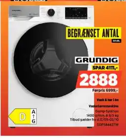 Power GRUNDIG Vask & tor i ón Vasketørremaskine tilbud