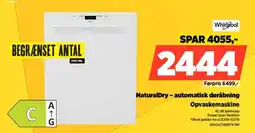Power Whirlpool NaturalDry-automatisk døråbning Opvaskemaskine tilbud