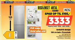 Power AEG Grebsfrit-design køle-/fryseskab tilbud
