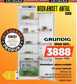 Power GRUNDIG VitaminZone-mindre madspild int. køleskab tilbud