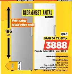 Power LG Smart isterningmaskine fryseskab tilbud