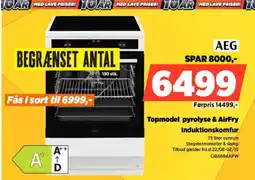 Power AEG Topmodel pyrolyse & AirFry Induktionskomfur tilbud
