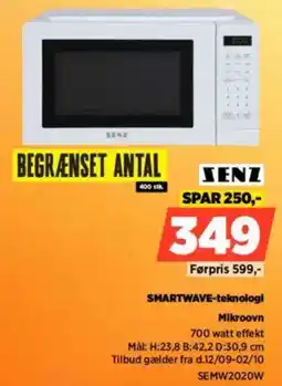 Power SMARTWAVE-teknologi Mikroovn tilbud