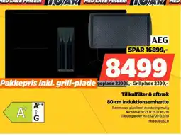 Power AEG Til kulfilter & aftræk induktionsemhætte tilbud