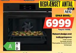 Power AEG Matsort design ovn! Indbygningsovn tilbud