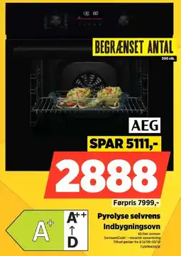 Power AEG Pyrolyse selvrens Indbygningsovn tilbud