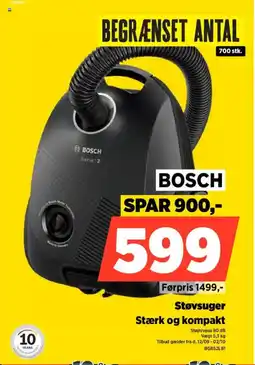 Power BOSCH Støvsuger Stærk og kompakt tilbud