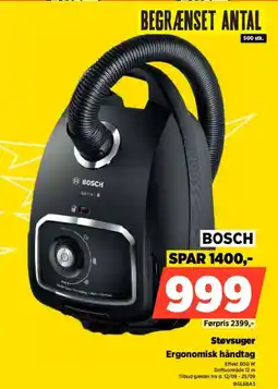 Power BOSCH Støvsuger Ergonomisk håndtag tilbud