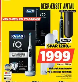 Power Oral B Elektrisk tandbørste Live-Coaching-funktion tilbud