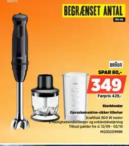 Power BRAUN Stavblender Opvaskemaskine-sikker tilbehør tilbud
