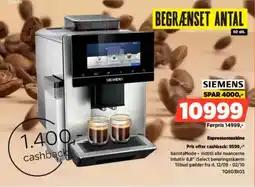Power SIEMENS Espressomaskine tilbud