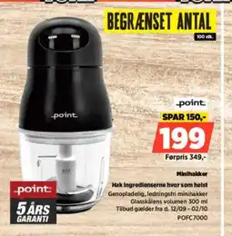 Power Minihakker Hak ingredienserne hvor som helst tilbud