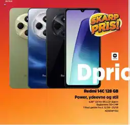 Power Redmi 14C 128 GB Power, ydeevne og stil tilbud