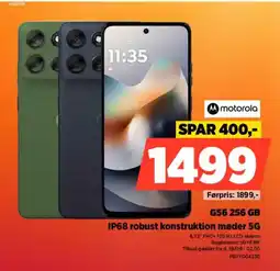Power Motorola g56 256 gb ip68 robust konstruktion møder 5g tilbud