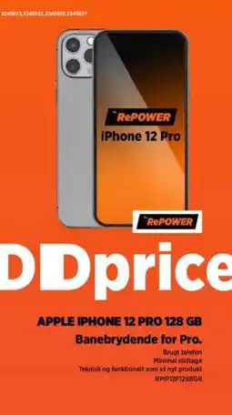 Power APPLE IPHONE 12 PRO 128 GB Banebrydende for Pro. tilbud